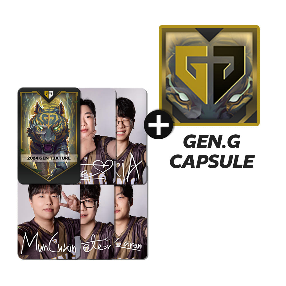 GOAT GEN.G VAL Photocard Set  + Gen.G Capsule